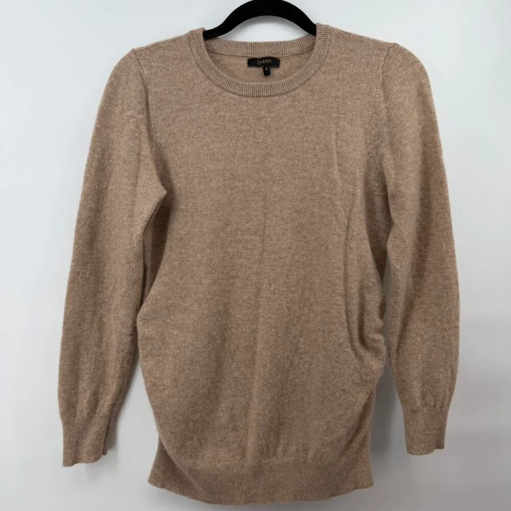 Quince Womens Mongolian Cashmere Crewneck C 7 Ba - Picture 1 of 6